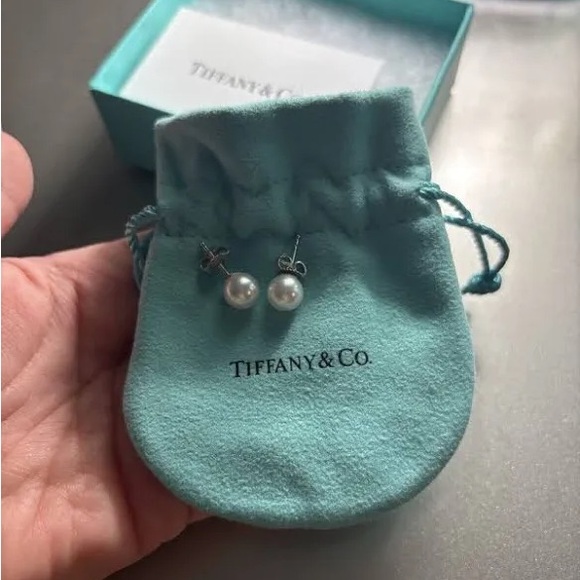 Tiffany & Co. Jewelry - Tiffany & Co. Silver and White Pearl Earrings